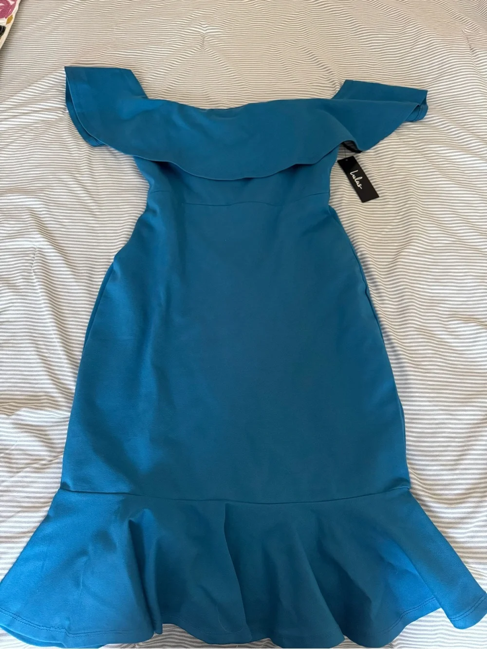 Lulus Confidence Boost Off-the-Shoulder Bodycon Dress - New with tags